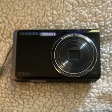 Samsung DualView TL220 12.2MP Black Compact Camera 4.6x Zoom Flash USB