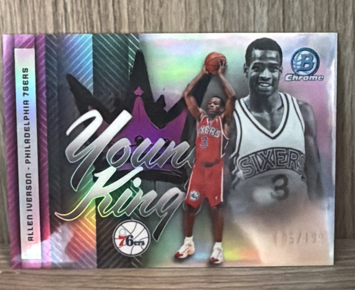 Bowman Allen Iverson Basketball Serial Numbered Sports Trading
