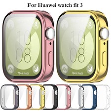 TPU Protective Watch Case Transparent Shockproof Cover for Fitness Watch Shell