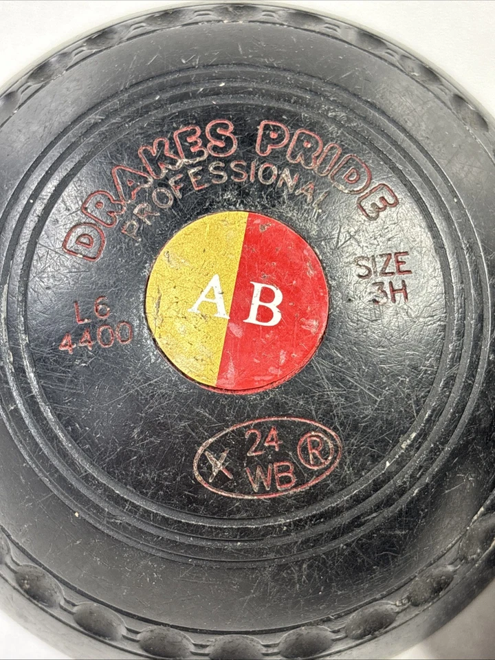 Drakes Pride Professional Black Lawn Bowls Size 3H L6 4400 - image 2 of 3