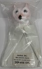 NEW IN PACKAGE Vintage 1950s Hazelle Wise Owl Rubber Face Hand Puppet 100A White