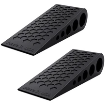Door Stoppers for Bottom of Door Premium Floor Rubber Door Stop Wedge Made in US