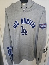LOS ANGELES DODGERS POPULAR DESIGN STITCHED LOGOS HOODIE SIZE 3XL