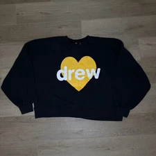 Drew House crewneck sweatshirt Sz XL/XXL Justin Bieber Infinite Love Heart Logo