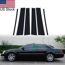 6pcs Glossy Black Pillar Posts Door Trim Covers For Cadillac Devilledts 00-11 6pcs Glossy Black Pillar Posts Door Trim Covers For Cadillac Devilledts 00-11