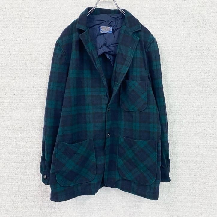 Pendleton Wool Blazer Black Watch Check Unisex L … - image 1