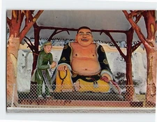 Postcard Haw Par Villa Tiger Balm Garden Singapore Asia Buddha Statue