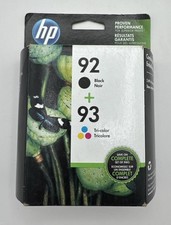 Genuine HP 92 Black 93 Tri-color new C9513FN NEW SEALED 7/22