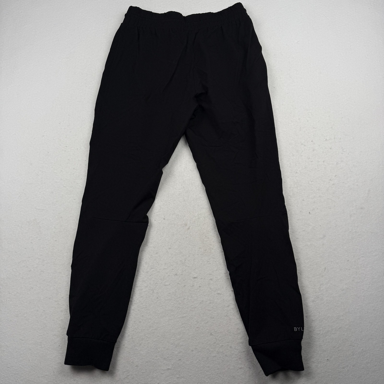 BYLT Elite Jogger Pants Mens Medium Black Athletic Tapered Cuffed Stretch Tech