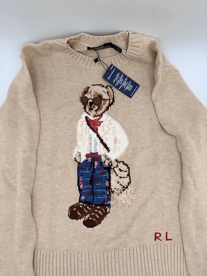 Polo Ralph Lauren Polo Oso Algodón Tejido AZUL MUJER M Foto 3 de 3