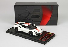 BBR BBR CARS Ferrari 488 Pista 2018 1:43 Gloss Avus White Resin