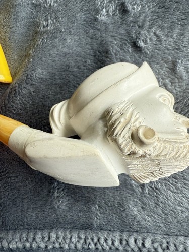 Vintage Meerschaum Pirate Sultan Turkish Pipe Unused And Rare ( REPAIRED) - Picture 4 of 8