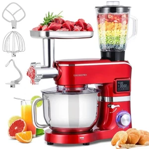 Stand Mixer, 6.5 QT Tilt-Head 6+P Speed Food Mixer, Multifunctional Electric Mix