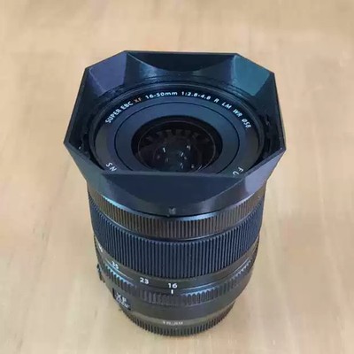Homemade square hood suitable for FUJINON XF 16-50mm 1:2.8-4.8 R lens
