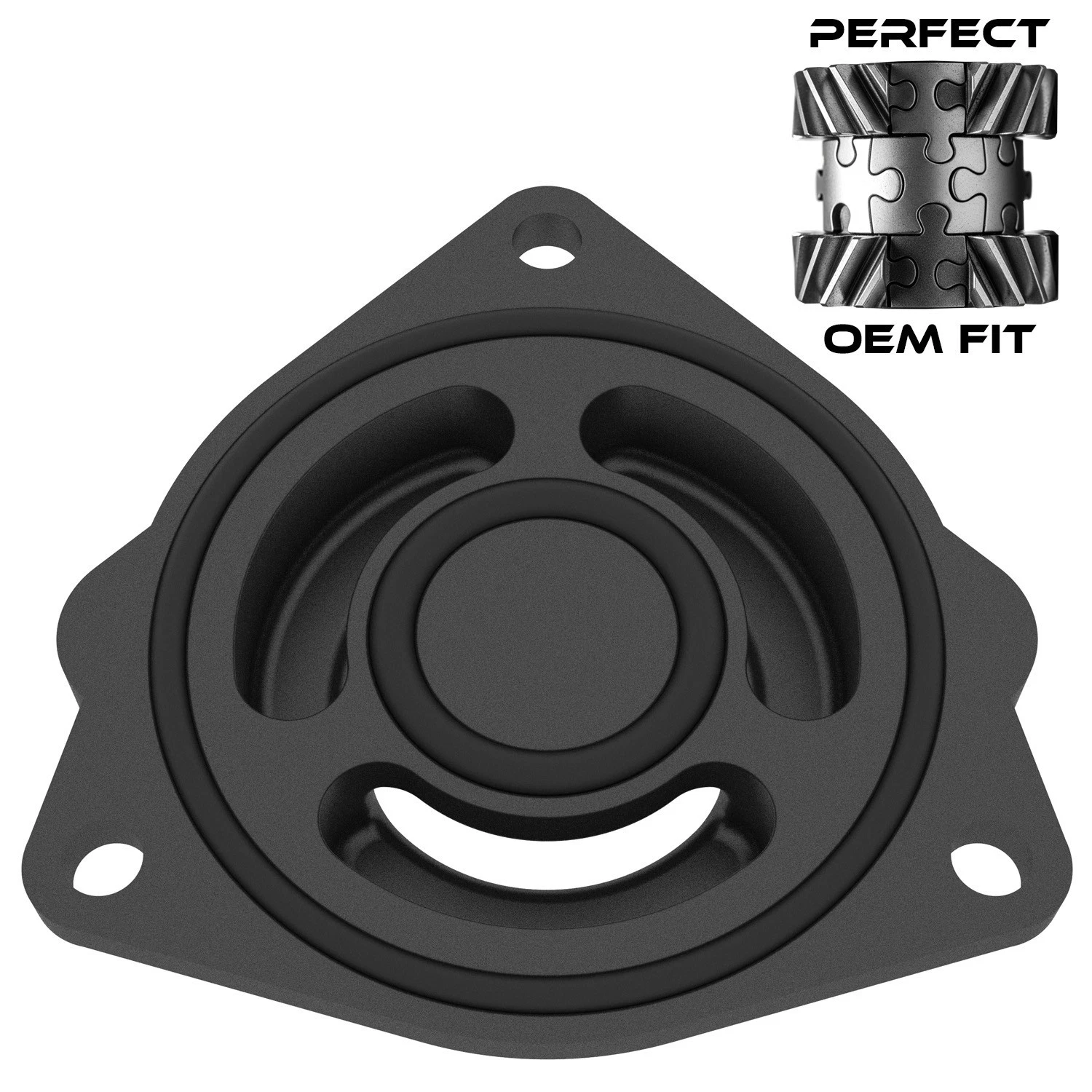 Tial 50mm V-Band Adapter Flange for Honda Civid & Accord, Hyundai Veloster & Genesis OEM Fitment