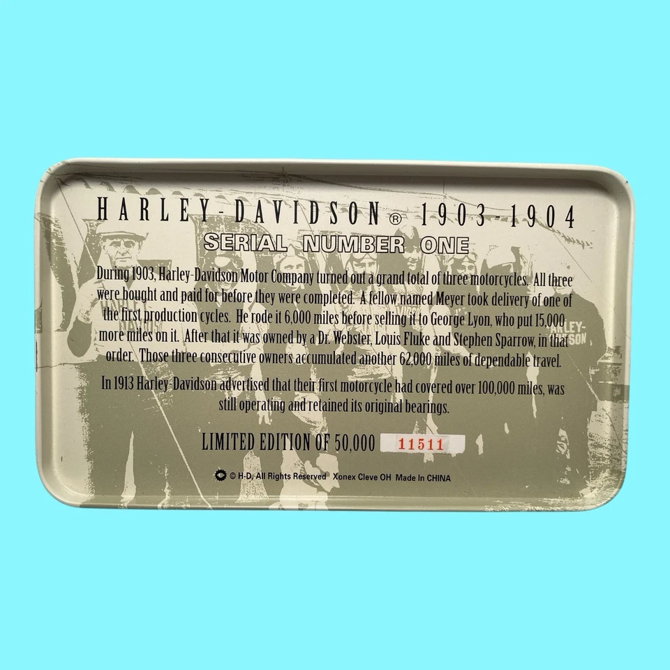 Harley-Davidson 1903-1904 Motorcycle Replica Ltd Ed Xonex 11511 Orig Box & Tin - Image 2 of 4