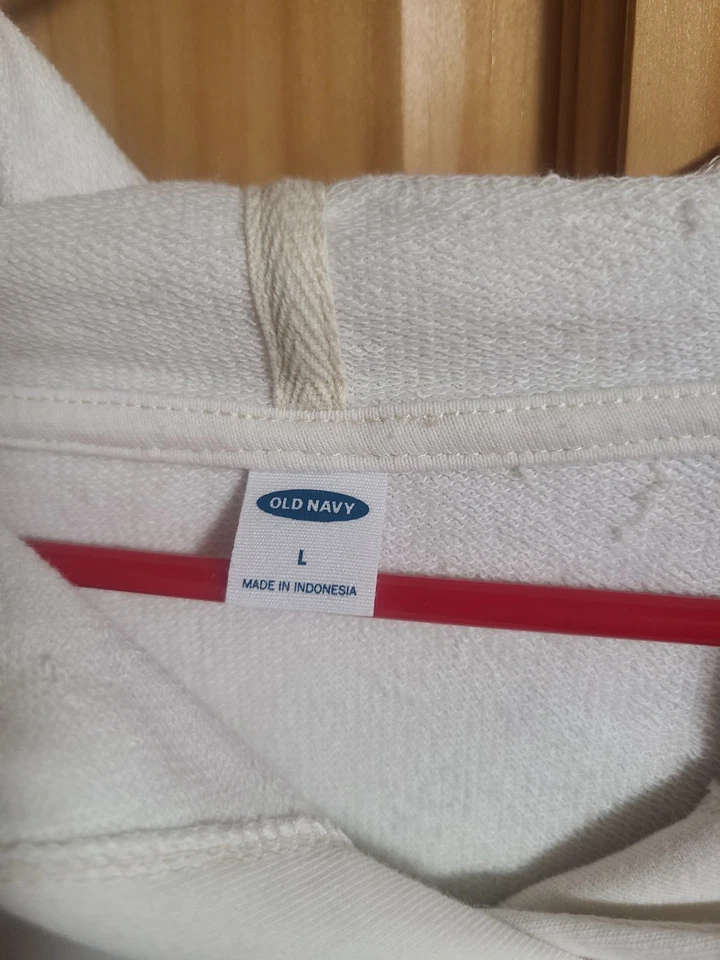 Sudadera con capucha grande Old Navy para mujer bolsillo canguro 'Saturyay' - Terry ligero Foto 3 de 3