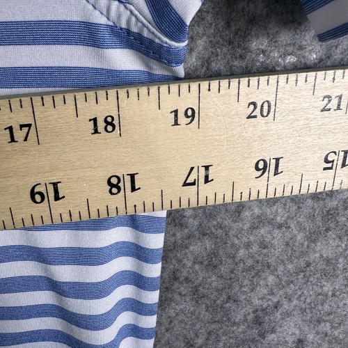 Vineyard Vines Polo Shirt Mens Large Striped Performance Golf Whale Classic Fit - Picture 8 of 12