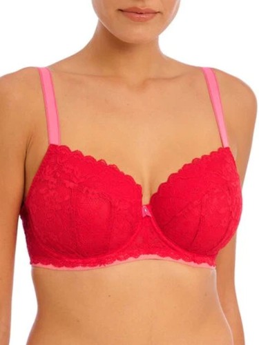 Freya Offbeat Bra Padded Half Cup Demi Underwired Half Cup Bras Lingerie