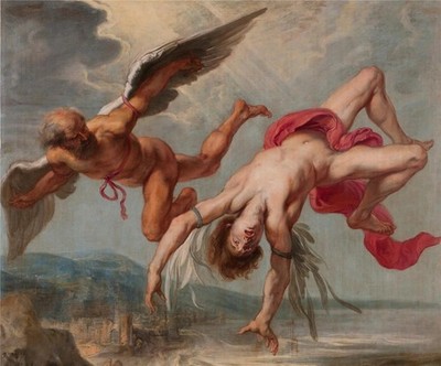 THE FALL OF ICARUS poster print Home Decor