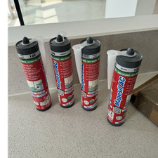4 * Mapesil AC 130 Jasmine Silicone Sealant/Adhesive Cartridges
