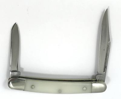 Western Pen Senator Pocket 241 Knife Faux Pearl Handles USA Vintage 3007-LR