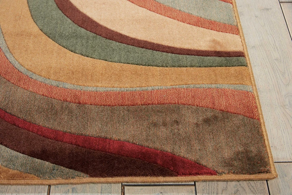 Alfombra Home Somerset Moderna Multicolor 5'3" x 7'5", Fácil Limpieza, Sin Cobertizo... Foto 3 de 4