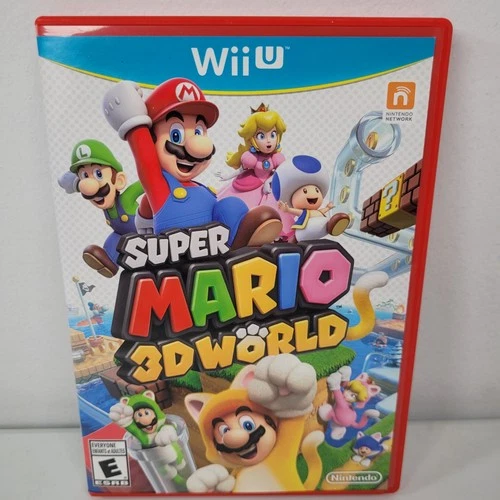Super Mario 3D World Nintendo Wii U CIB Complete W/ Manual