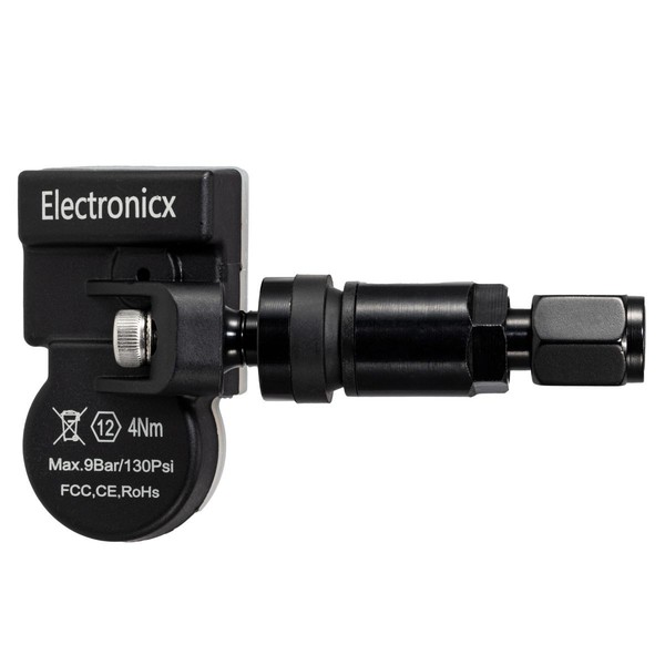 1X Reifendrucksensor Rdks Sensor Metallventil Schwarz FüR Hyundai Ix20 2013-2019-image