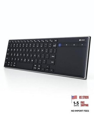 K5S Bluetooth Keyboard with Touchpad, Wireless & Wired Keyboard with Trackpad