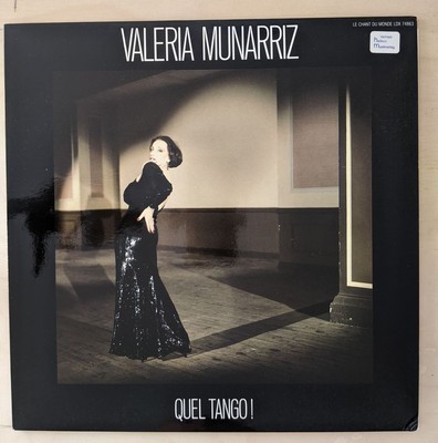 Valeria Munarriz - Quel Tango!   Le Chant Du Monde 1986   LP Vinyl