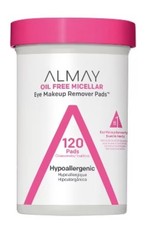 Almay Biodegradable Makeup Remover Pads, 120 Count Pack of 1 , 120 Ct