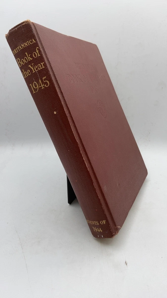 Britannica Book Of The Year In Antiquarian & Collectible Books for