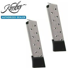 Lot of (2) Kimber 1911 .45 ACP OEM 10-Round Extended Magazines  1100167A