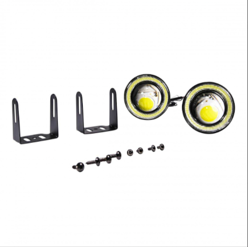 Blue Halo Fog Lamps Lights Kit for 2004 2005 2006 Mazda3 Mazda 3 Sedan - Picture 4 of 10