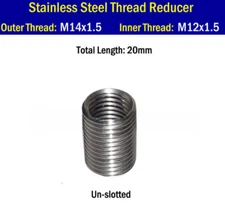 Thread Reducer  M14 M14x1.5 to Female M12 M12x1.5 Fitting Male Insert Adapter