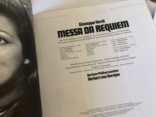 3x Box Set 33 Rpm GIUSEPPE VERDI Rigoletto Nabucco Messa da Requiem (Karajan) - Picture 10 of 10