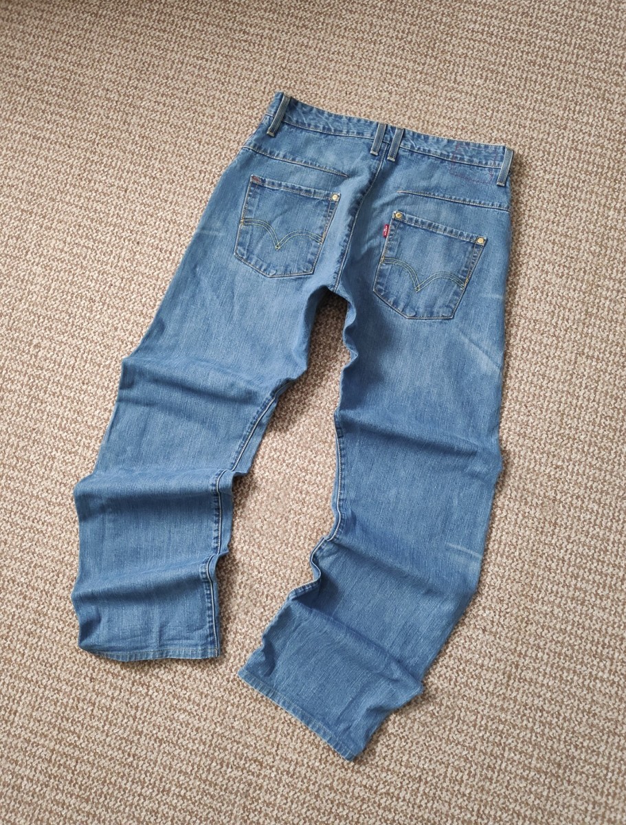 00s Levi’s ENGINEERED JEANS LOOSE y2k Levi's Engineered Vintage Y2K Denim Jeans Loose Baggy sz W30