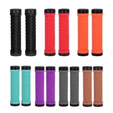 Silicone Grip MTB Bike Grips Soft Bike Handle...