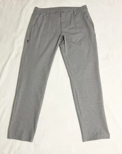 BYLT Pants Premium Basics Everyday 2.0 Mens 36X30 Gray Slim Fit Performance