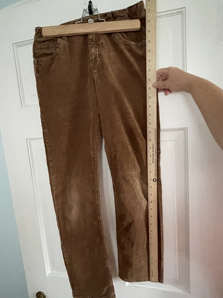 Pantalones de pana marrón Gymboree para niños talla 14 pierna recta Foto 4 de 4