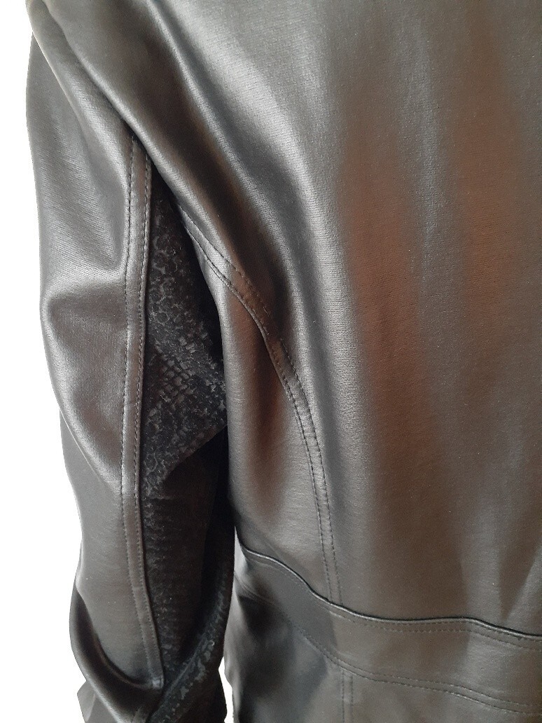 Liverpool Moto Jacket Sz L - Front Python Pattern… - image 16