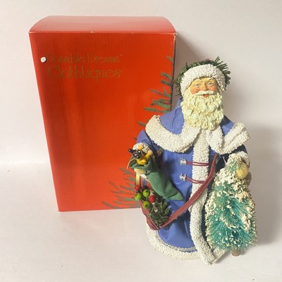Santa Blue Robe Possible Dreams CLOTHTIQUE Santa With Blue Robe 713048 | eBay