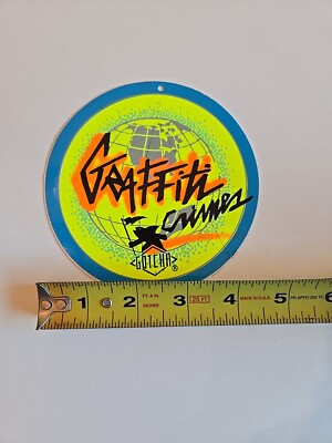 Vintage GOTCHA Sticker Surf Skate Retro Rare 80s 90s Neon Stussy