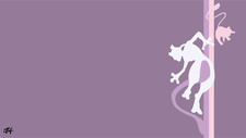 Pokemon mew and mewtwo Pad Gaming Mat Desk