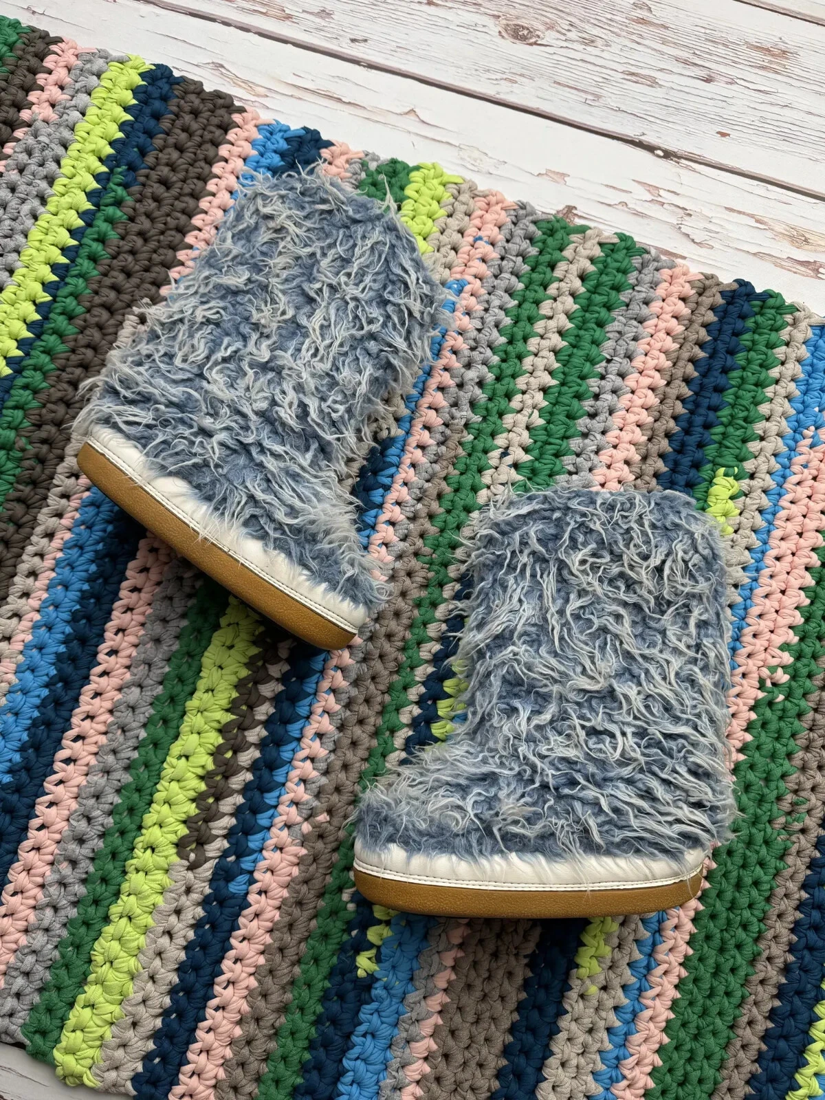Vintage Faux Fur Snow Boots Women’s Size US 6