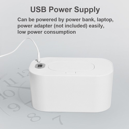 Baby Wipe Warmer With Digital Display Large Capacity Baby Wet Wipes Warmer I7S8 - Picture 3 of 8