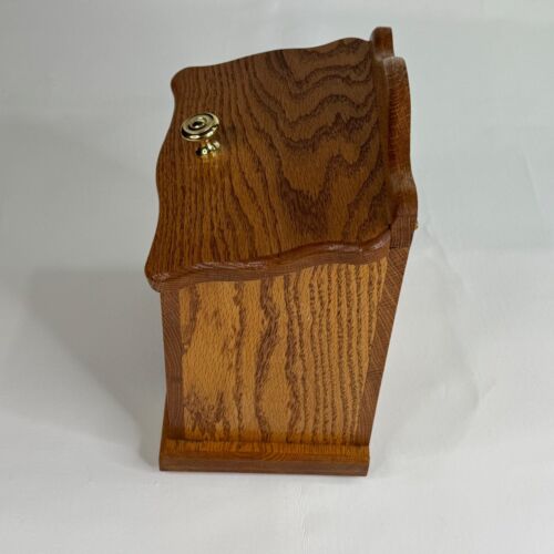 Caja de corazón de madera vintage con tapa rústica granja núcleo de campo - Imagen 4 de 7