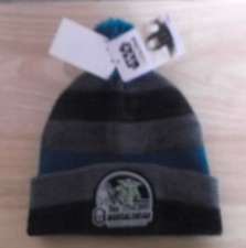 DISNEY STAR WARS KNIT HAT - THE MANDALORIAN - CUFF POMPOM - YOUTH ONE SIZE - NWT