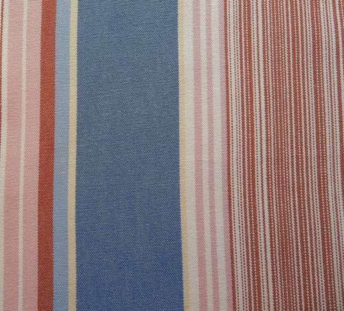 SUMMER HILL LTD Fabric MSRP $225Y COTTON WOVEN ESPADRILLE STRIPE ITALY SUMMER!!! - Picture 3 of 6